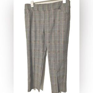 talbots trouser Gray Plaid Office Business Casual Women’s 16